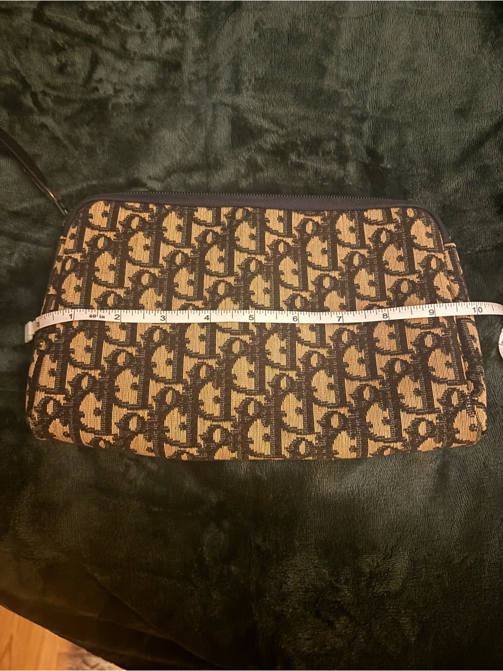 Navy Blue Dior Trotter Clutch/Wristlet with Strap - Picture 8 of 10